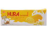 Bánh trứng cuộn kem bơ sữa Hura Swissroll hộp 360g