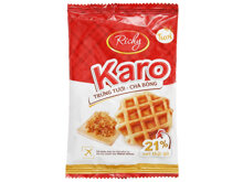 Bánh trứng tươi chà bông Karo Richy - gói 26g