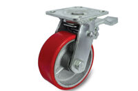 Bánh xe PU trục xoay có thắng Ethos 493XUQ200P45