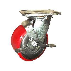 Bánh xe PU trục xoay có thắng Ethos 494XUQ160P45