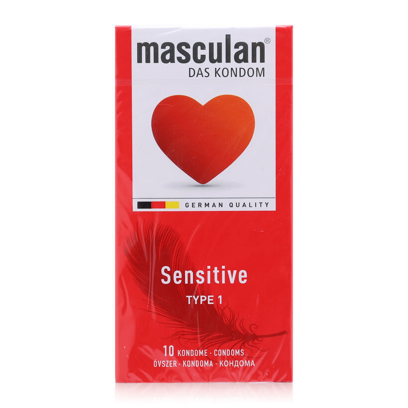 Bao cao su Masculan Sensitive (Hộp 10 chiếc)