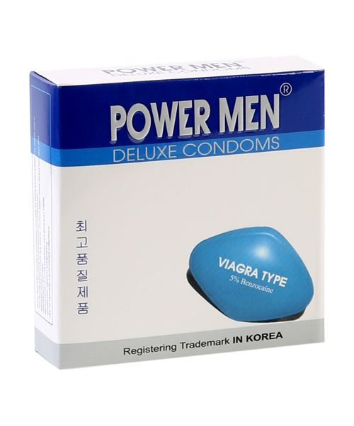 Bao cao su Power Men Viagra Type (Hộp 3 chiếc)