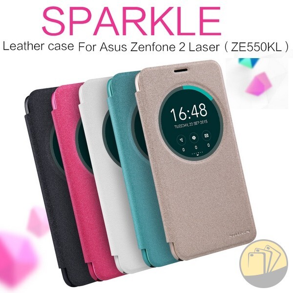 Bao da Asus Zenfone 2 Laser 5.5inch (ZE550KL) hiệu Nillkin Sparkle