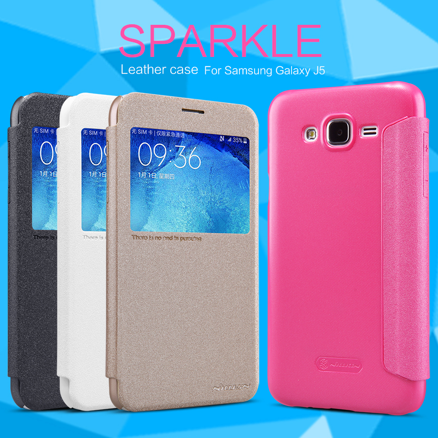 Bao da cao cấp Sparkle cho Samsung Galaxy J5 hiệu Nillkin...