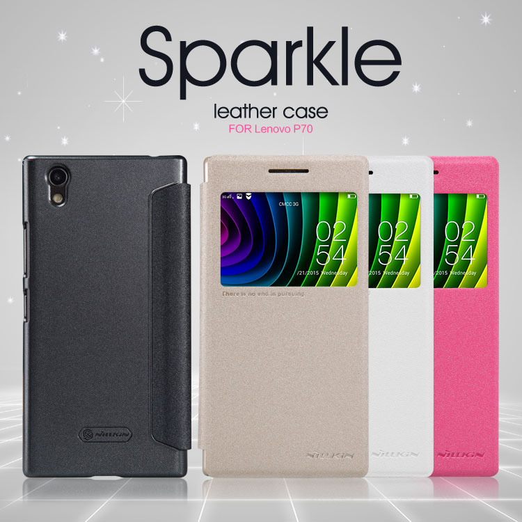 Bao da Lenovo P70 hiệu Nillkin Sparkle