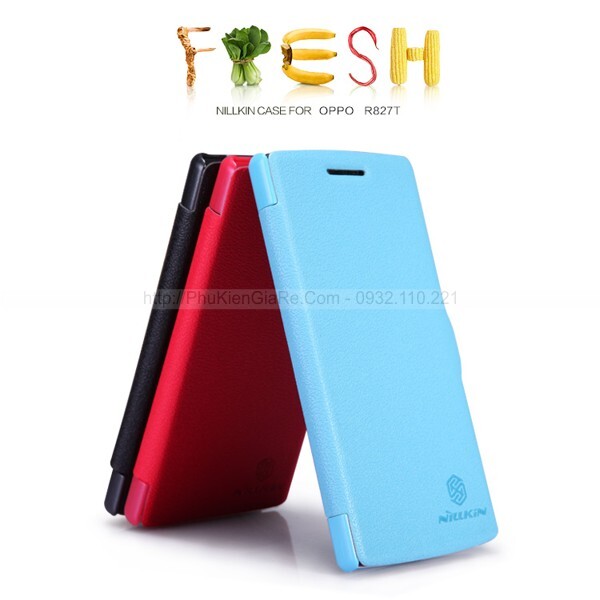 Bao da Oppo Find 5 Mini R827 chính hãng NILLKIN Fresh