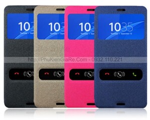 Bao da Sony Xperia E3 hiệu Pudini (Goldsand series)