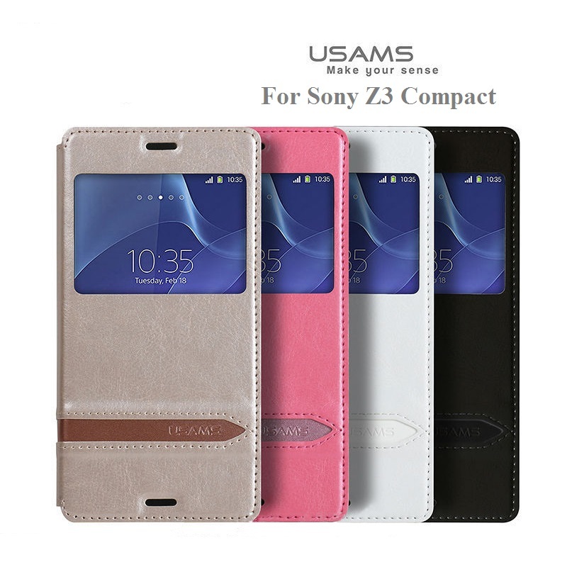 Bao da Sony Xperia Z3 compact cao cấp hiệu Usams