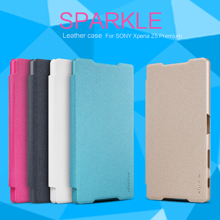 Bao da Sony Xperia Z5 Premium Sparkle Leather Case Nillkin