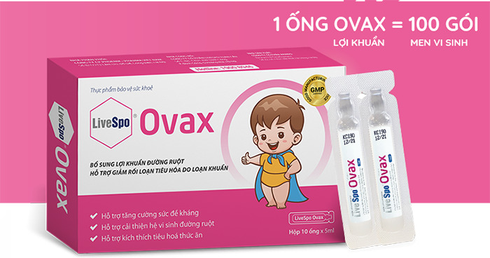 Bào tử lợi khuẩn OVAX (10 ống*5ml)