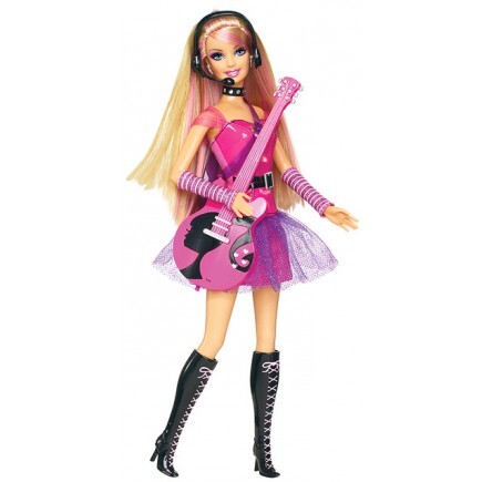 Búp bê Ngôi sao nhạc Rock Barbie R4229