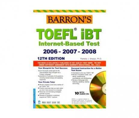 Barron's Toefl IBT Internet Based Test 12th (Sách+10CD)