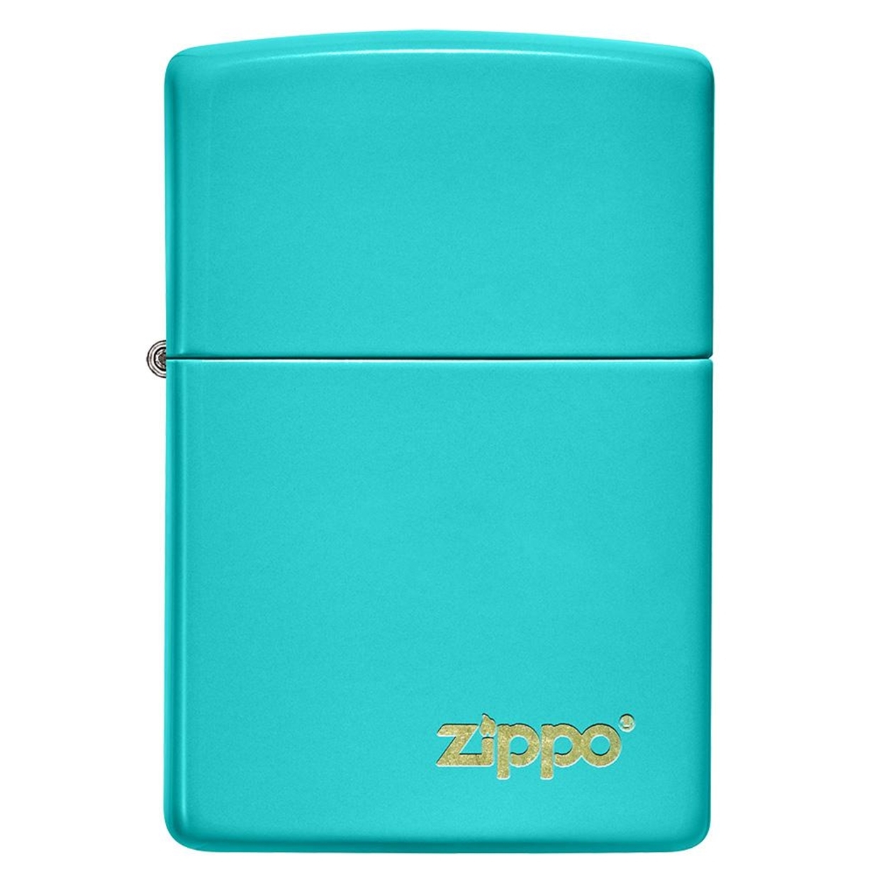 Bật lửa Zippo Classic Flat Turquoise Zippo Logo