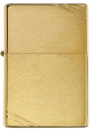 Bật lửa Zippo Vintage with Slashes Brushed Brass