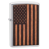 Bật Lửa Zippo WOODCHUCK USA American Flag