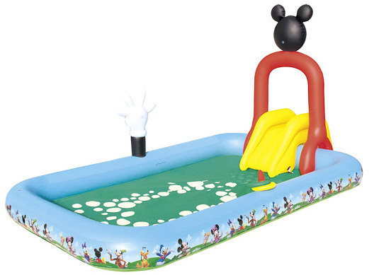 Bể bơi phao Bestway 91016 - liên hoàn trượt Mickey