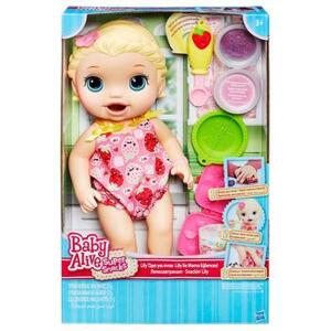 Bé Lily tập ăn dặm Baby Alive E5841