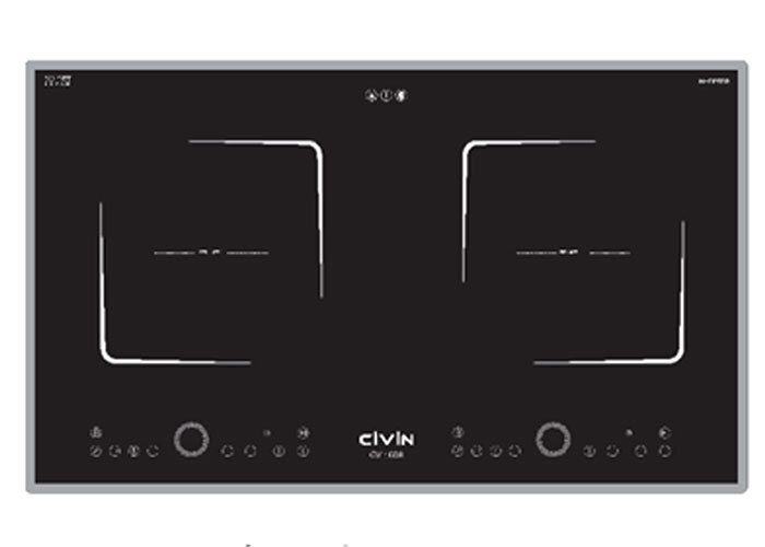 Bếp từ âm 2 vùng nấu Civin CV-668