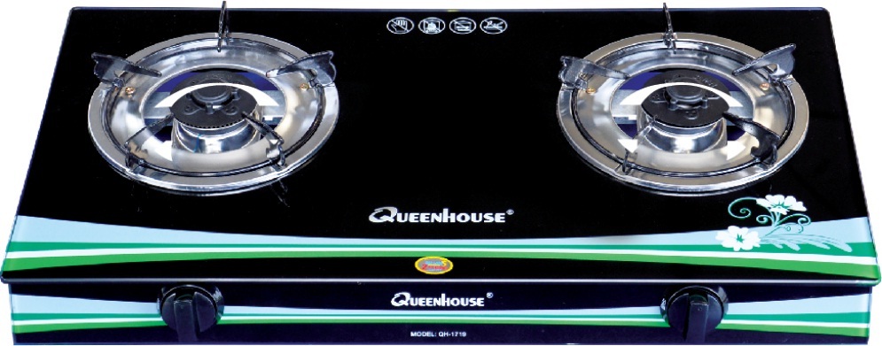 Bếp gas dương mặt kính Queenhouse QH-1719