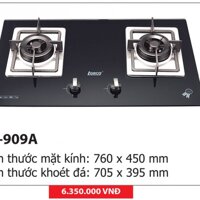 Bếp gas kính âm Lorca TA 909A