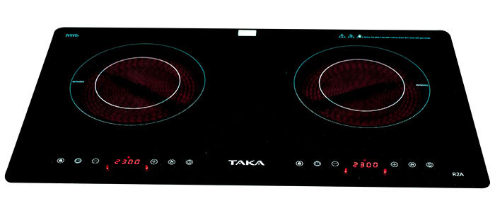 Bếp hồng ngoại âm 2 vùng nấu Taka TK-R2A