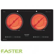 Bếp hồng ngoại âm 2 vùng nấu Faster FS2E