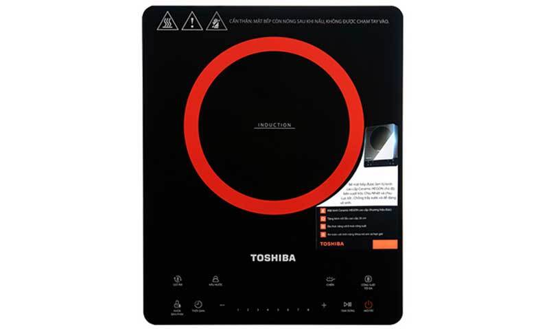 Bếp hồng ngoại dương 1 vùng nấu Toshiba IC-20S2PV