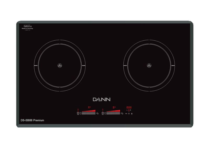 Bếp từ âm 2 vùng nấu Dann DS-IB888 Premium