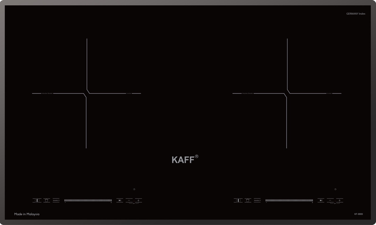 Bếp từ âm 2 vùng nấu Kaff KF-988II