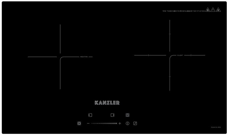 Bếp từ âm 2 vùng nấu Kanzler KA-68II