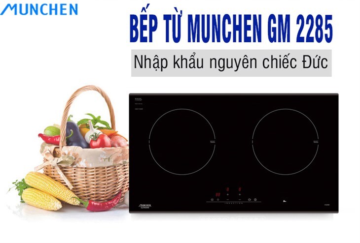 Bếp từ âm 2 vùng nấu Munchen GM2285 (GM 2285)