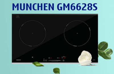 Bếp từ âm 2 vùng nấu Munchen GM6628S (GM 6628S)