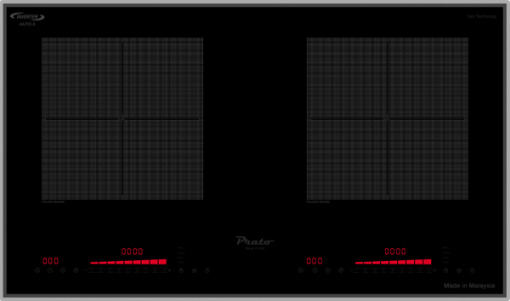 Bếp từ âm 2 vùng nấu Prato PT-668