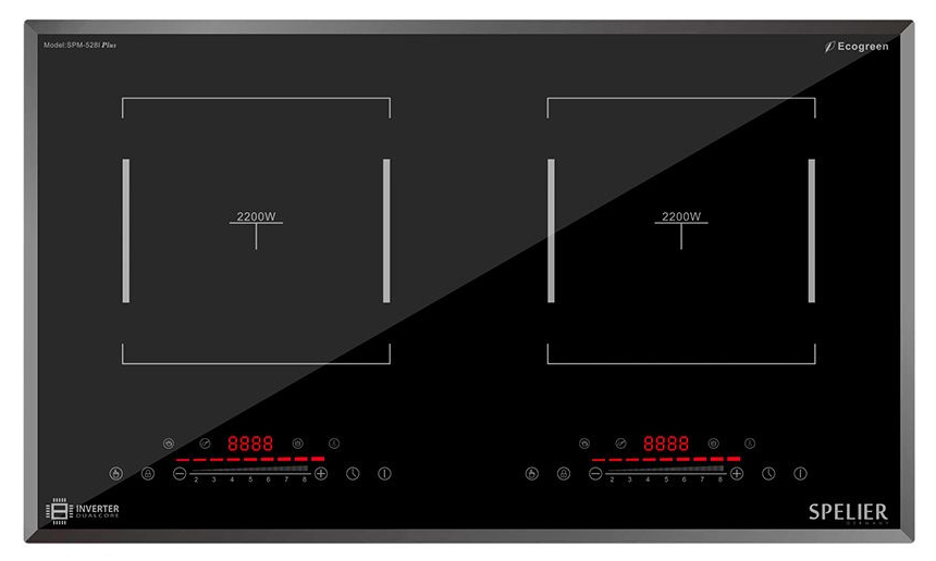Bếp từ âm 2 vùng nấu Spelier SPM-528I Plus