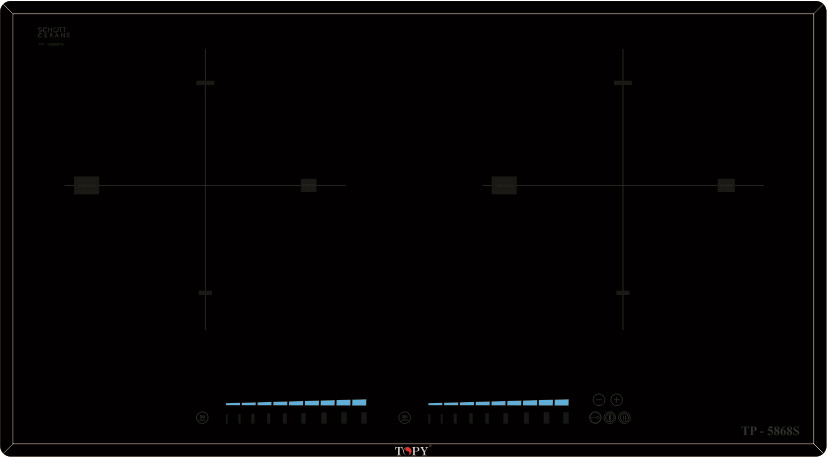 Bếp từ âm 2 vùng nấu Topy TP-5868S