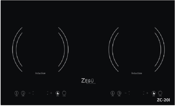 Bếp từ âm 2 vùng nấu Zegu ZC-20I (ZC20I)