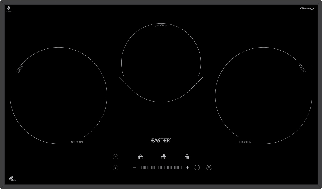 Bếp từ âm 3 vùng nấu Faster FS 713I Plus