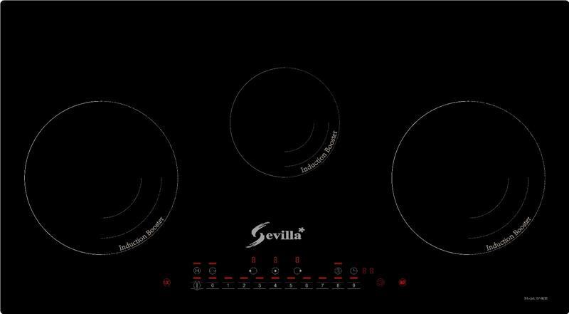 Bếp từ âm 3 vùng nấu Sevilla SV-803II