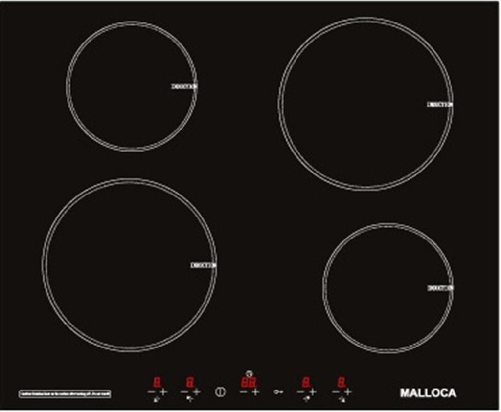 Bếp từ âm 4 vùng nấu Malloca MH-04I