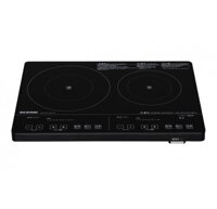 Bếp từ dương 2 vùng nấu Iris Ohyama IHC-S225-B