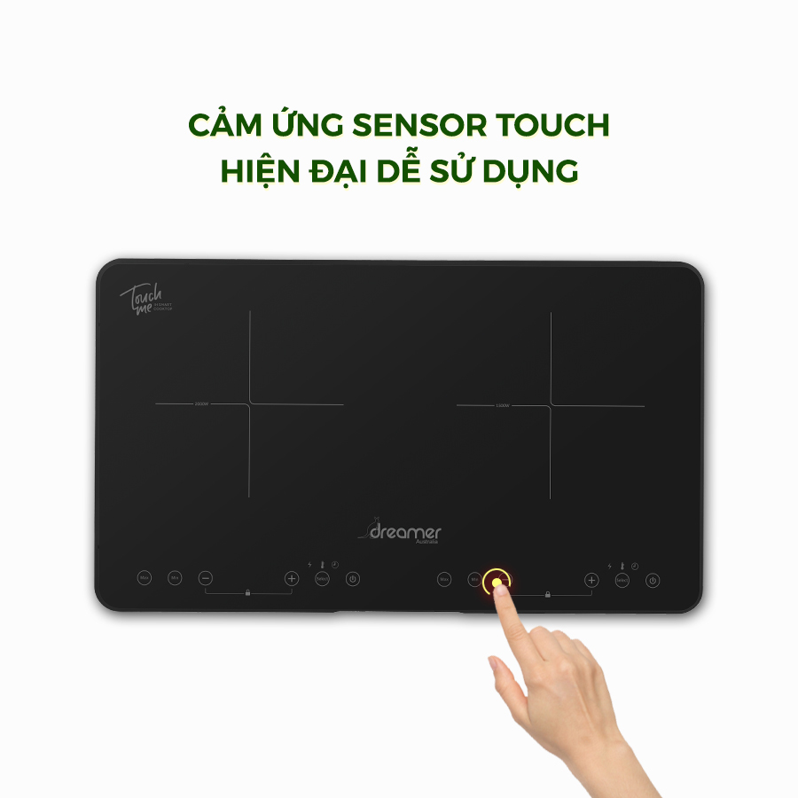 Bếp từ dương2 vùng nấu Dreamer DKA-DIC135G