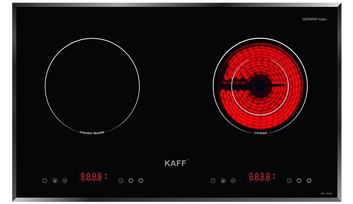 Bếp từ hồng ngoại âm 2 vùng nấu Kaff KF-FL101IC