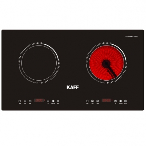 Bếp từ hồng ngoại âm 2 vùng nấu Kaff KF-101IC