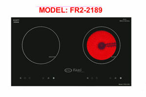 Bếp từ hồng ngoại âm 2 vùng nấu Faro FR2-2189