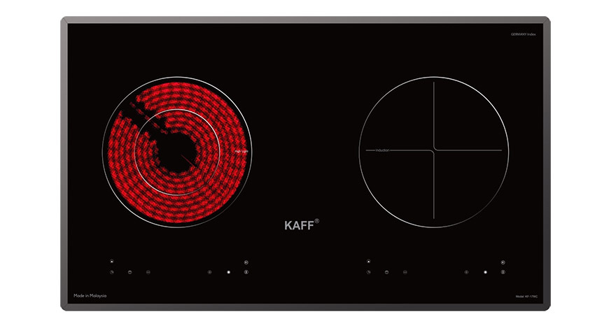 Bếp từ hồng ngoại âm 2 vùng nấu Kaff KF-179IC