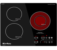 Bếp từ hồng ngoại âm 2 vùng nấu sSiematic SM600 (SM-600)
