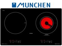 Bếp từ hồng ngoại âm 2 vùng nấu Munchen Q2fly max (Q2FLY MAX)