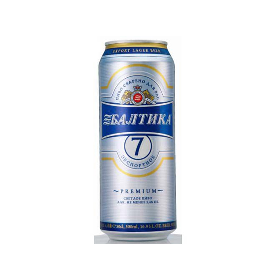 Bia Baltika 7 - 5.4%, 24 lon/500ml/thùng