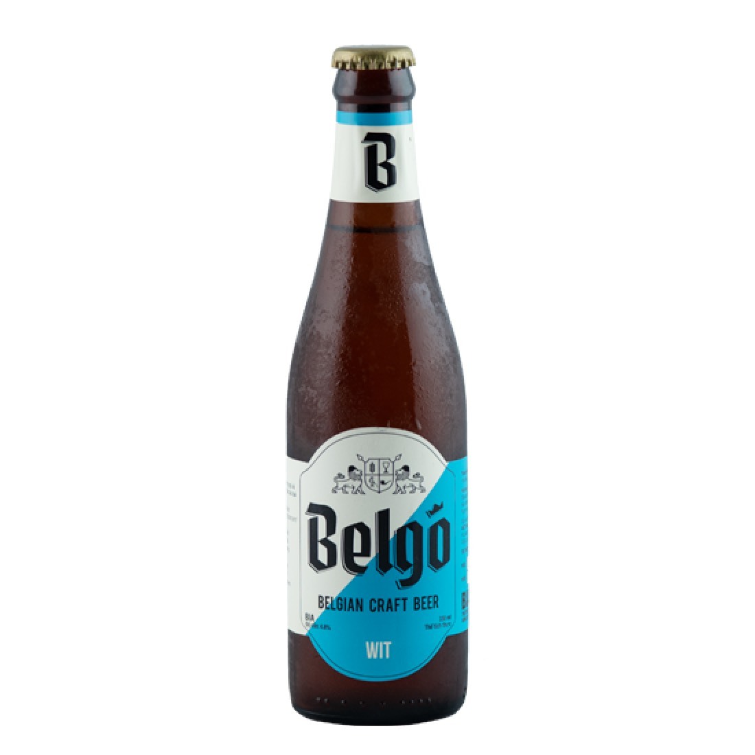 Bia Belgo Wit 4.8% Thùng 24 chai x 330ml