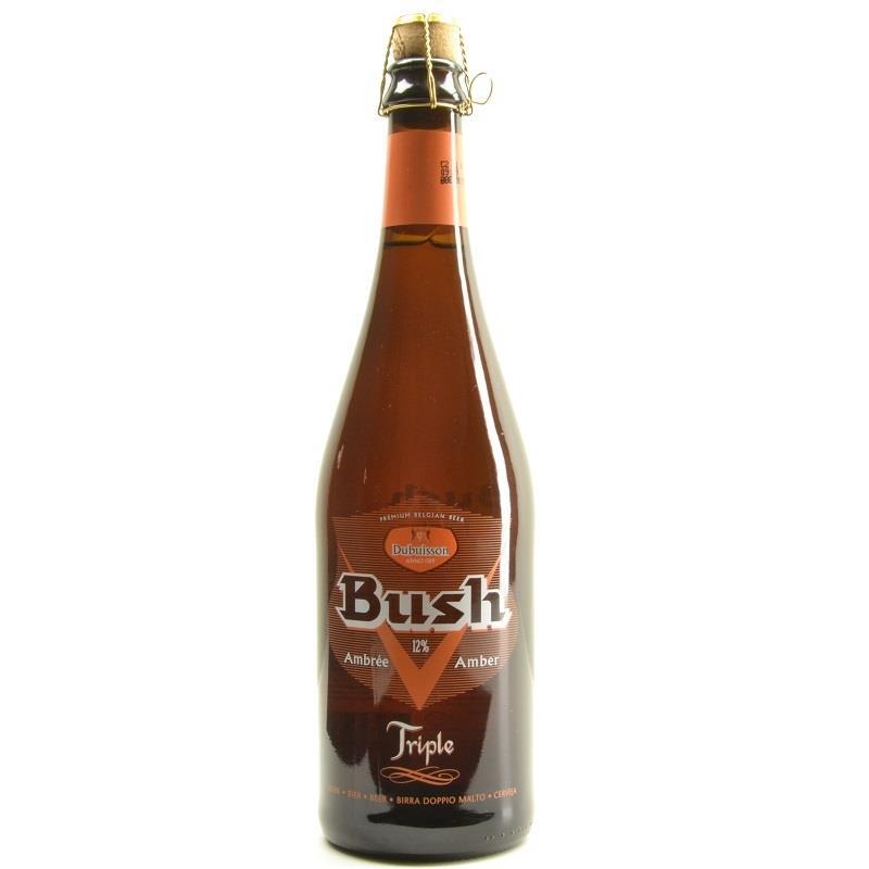 Bia Bỉ Bush Amber Triple chai 750ml